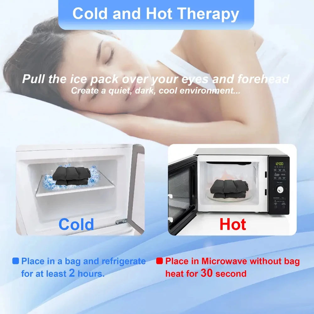 Bonnet de Gel Anti-Migraine – Soulagement Immédiat Chaud & Froid