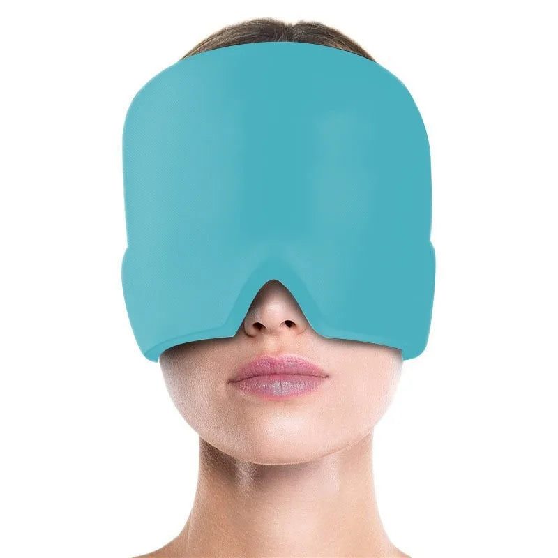 Migraine Relief Hat headache hat Gel Hot Cold Therapy Ice Cap For Relieve Pain Ice Hat Eye Mask Stress Pressure Pain Relief