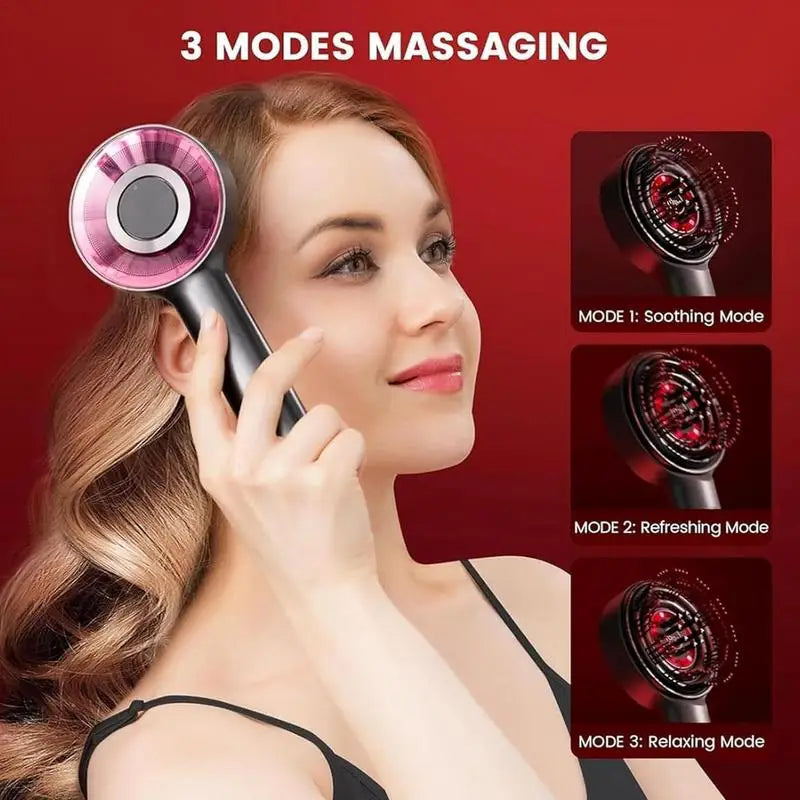 Scalp Massage Comb 2 in 1 Hair Oil Applicator Hair Massager Electric Scalp Massager Scalp Massaging Brush for Stimulates Hair