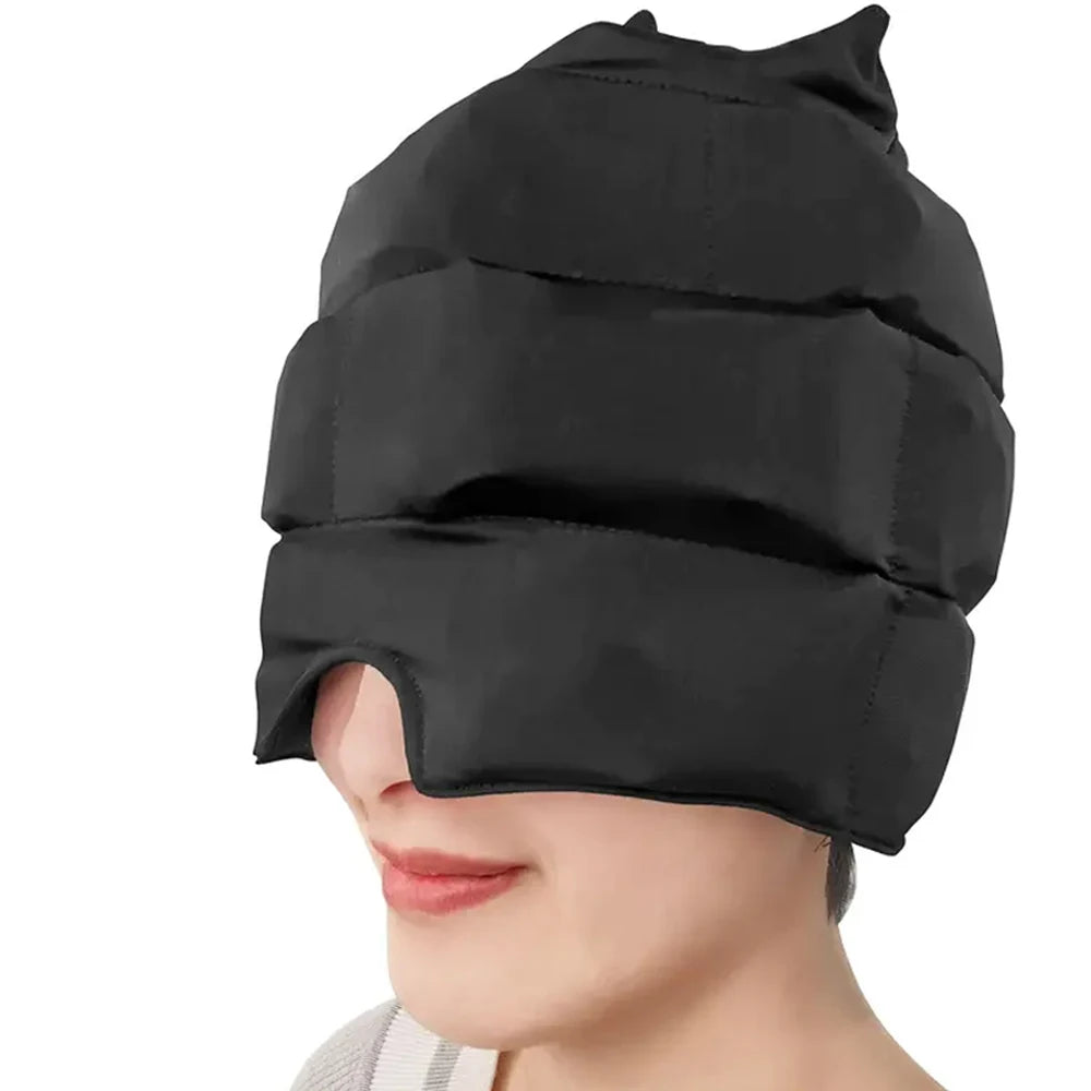 Bonnet de Gel Anti-Migraine – Soulagement Immédiat Chaud & Froid