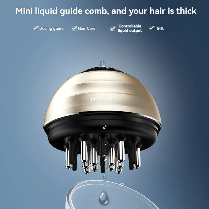 Mini applicateur cuir chevelu, peigne liquide, repousse des cheveux, massage portable, huile essentielle, guidage liquide, anti-