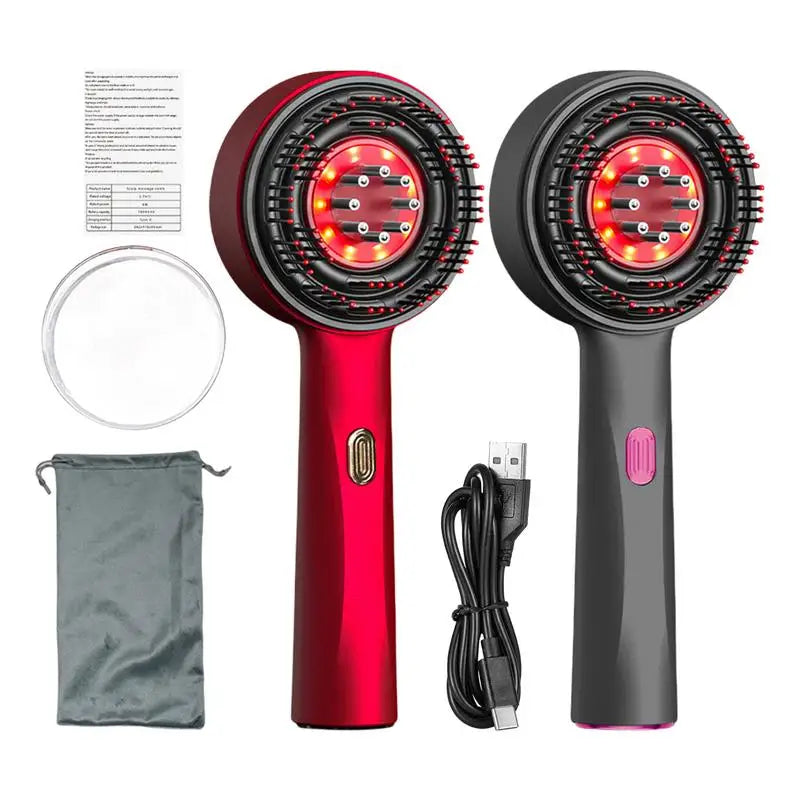 Scalp Massage Comb 2 in 1 Hair Oil Applicator Hair Massager Electric Scalp Massager Scalp Massaging Brush for Stimulates Hair